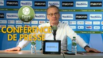 Conférence de presse AJ Auxerre - US Orléans (2-2) : Jean-Marc FURLAN (AJA) - Didier OLLE-NICOLLE (USO) - 2019/2020