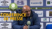 Conférence de presse FC Chambly - AC Ajaccio (0-2) : Bruno LUZI (FCCO) - Olivier PANTALONI (ACA) - 2019/2020