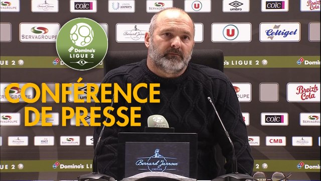 Conférence de presse EA Guingamp - SM Caen (1-1) : (EAG) - Pascal DUPRAZ (SMC) - 2019/2020