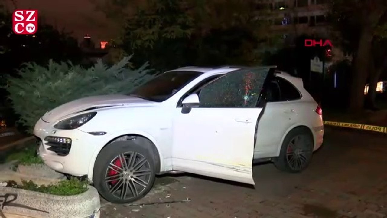 Cip Ve otomobil kurşun yağmuruna tutuldu