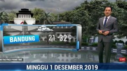 Prakiraan Cuaca Minggu 1 Desember 2019