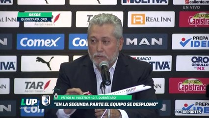 LUP: "En la segunda parte el equipo se desplomó": Víctor M. Vucetich