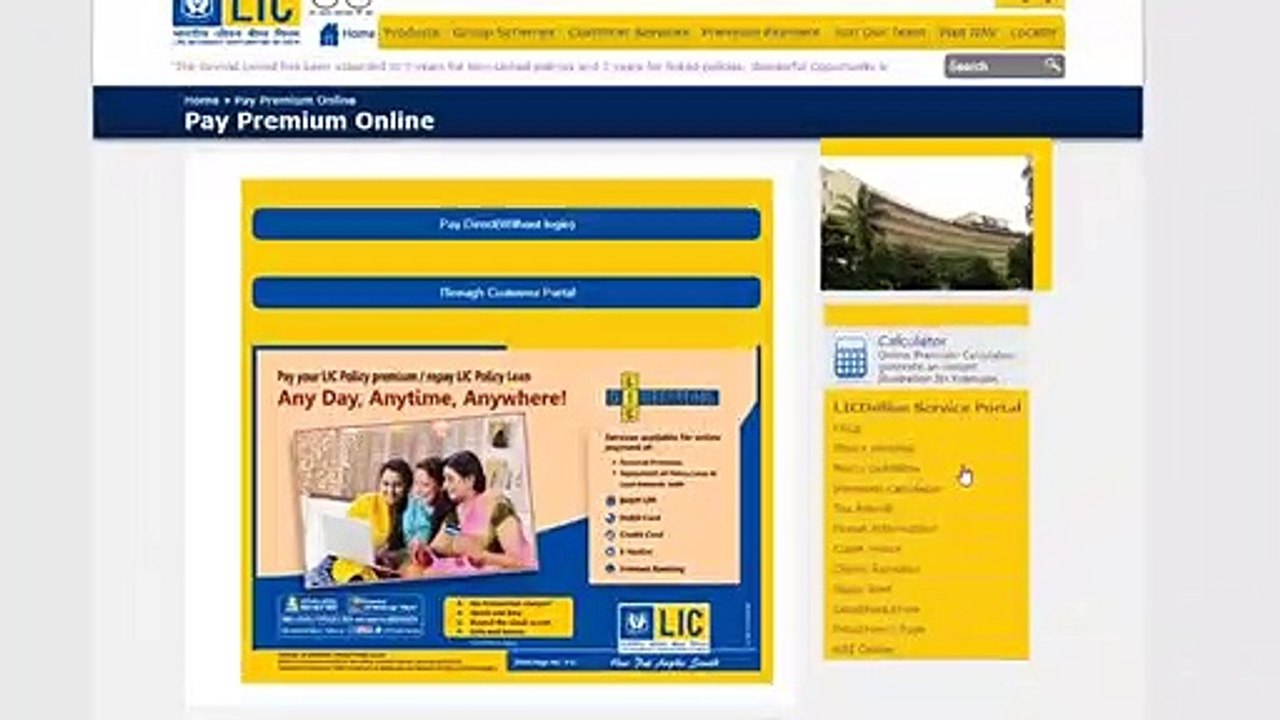 No Extra Charge on LIC Policy payment by Credit Cards | LIC Latest Circular