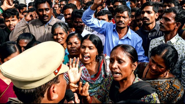 Protests in India over Telangana vet's suspected rape, murder