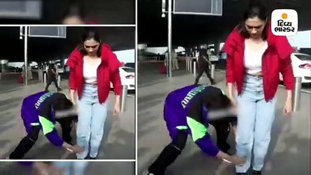 એરપોર્ટ પર કાર્તિક આર્યન સાથે દીપિકાએ કર્યો ક્રેઝી ડાન્સ