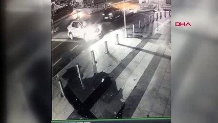 Şişli'de cipe yapılan silahlı saldırı kamerada