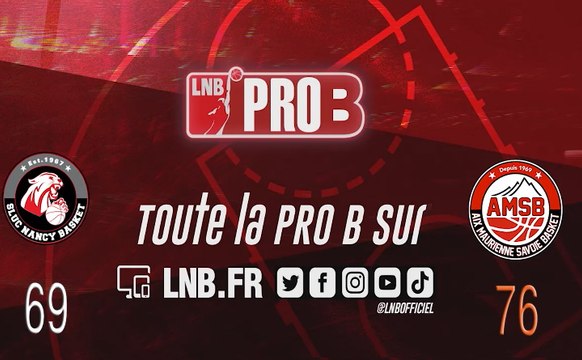 PRO B : Nancy vs Aix-Maurienne (J8)