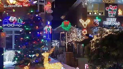 Does this UK street have the best lights this Christmas?