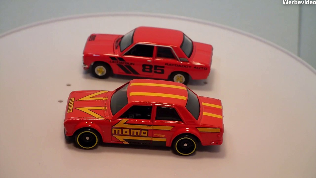 Hot Wheels & Greenlight Datsun 510 Vergleich - deutsch