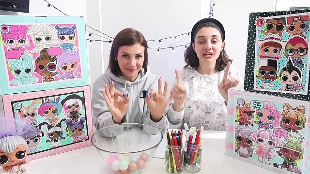 LOL SUPRİSE SÜRPRİZ ALTIN TOPLARDAN NE ÇIKARSA 1DK. ÇİZ CHALLENGE GÜLMELİ Bidünya Oyuncak