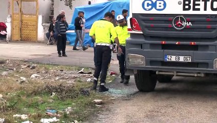 Adana'da 2 yaşındaki minik kız beton mikserinin altında kalarak feci şekilde can verdi