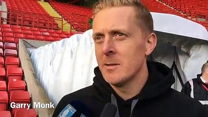Garry Monk believes his side gotwhat they deserved from a 3-1 win at Charlton Athletic