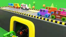 Learn Colors With Monster Street Vehicles Toys  Assembly Of Street Vehicles Toys