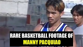 Rare Basketball Footage ni Manny Pacquiao