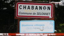 Chabanon : les premiers skieurs sont en piste !