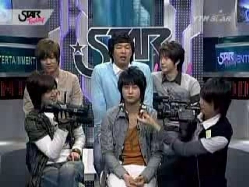 SS501 s'amusent avec la camera