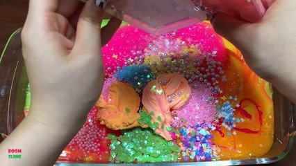 Festival of Colors !! Mixing Random Things Into Slime !! Satisfying Slime Smoothie #793