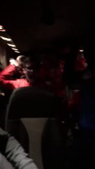 Réaction des jeunes en cours de route pour le LOSC, à l'annonce du score OSQ-BELFORT