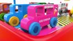 Learn Colors With Toy Transport Truck Carrier Street Vehicles Toys  Toy Cars For Kids