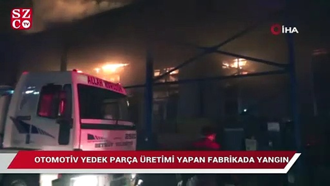 Fabrika alevlere teslim oldu!