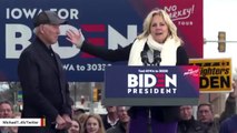 Biden Bizarrely Nibbles On Wife Jill's Finger At Campaign Event