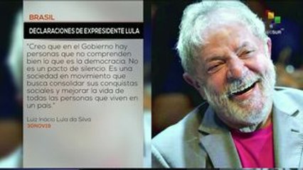 Lula da Silva: gobierno de Bolsonaro desconoce la democracia