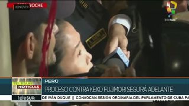Perú: retiran prisión preventiva a Keiko Fujimori