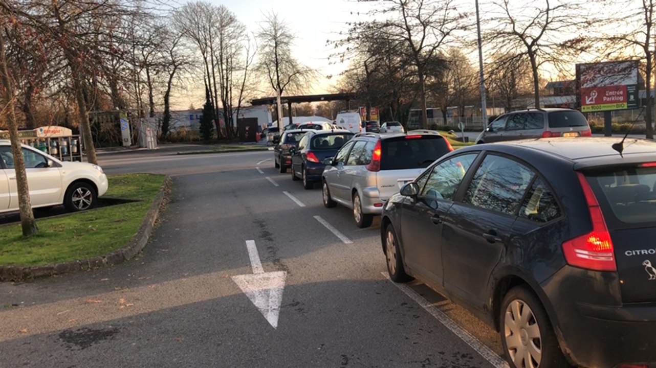 Sans gazole à Quimper, ils n’auraient pas pu aller travailler après demain