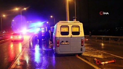 Kontrolden çıkan bariyerlere girdi: 1 yaralı