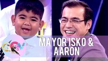 Mayor Isko meets six-year-old aspiring mayor, Aaron Sunga | GGV