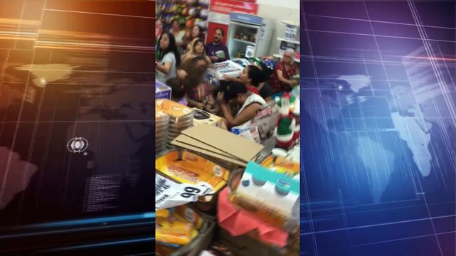 Briga de Senhoras dentro da Lojas Americanas Piabetá