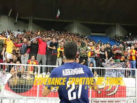 أجواء جماهير الترجي في الملعب Espérance Sportive de Tunis