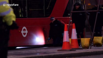 Police continue work on London Bridge into Sunday evening