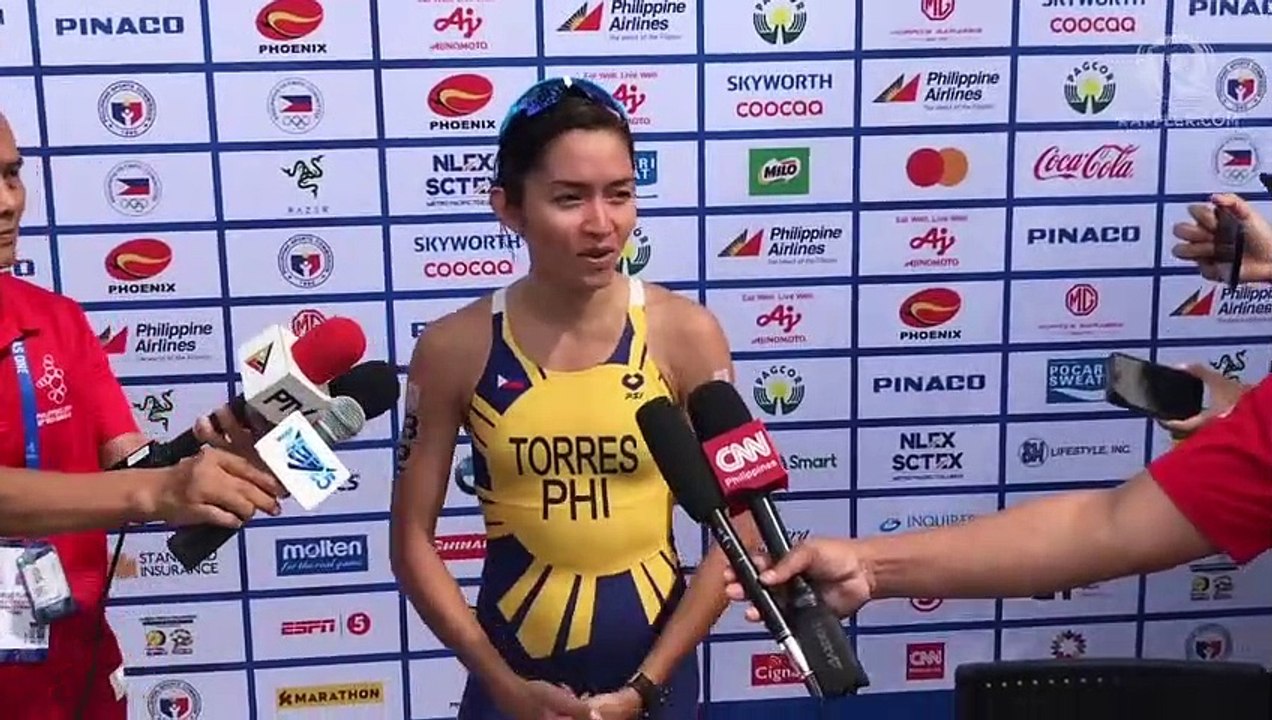 Monica Torres fights off earlier discomfort to...