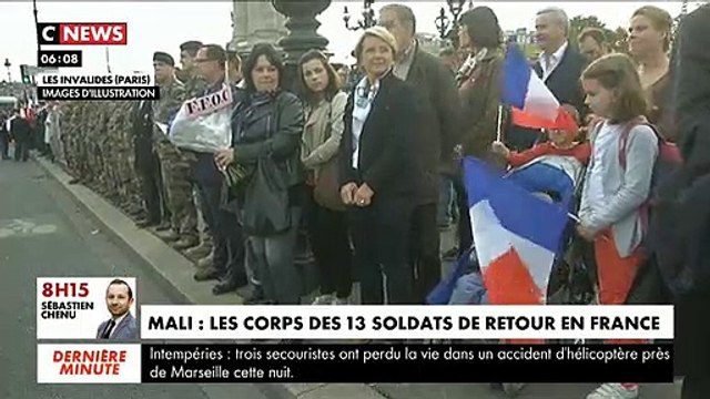 L'hommage aux militaires Français tués au Mali dans la cour des Invalides