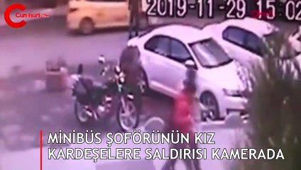 Minibüs şoföründen genç kızlara saldırı!
