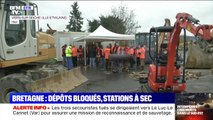 Dépôts bloqués en Bretagne: plus de 200 stations-service sont en rupture totale de carburant