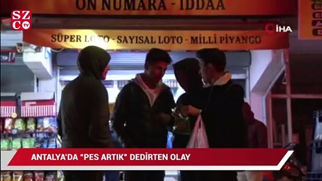 Antalya’da ‘pes artık’ dedirten olay