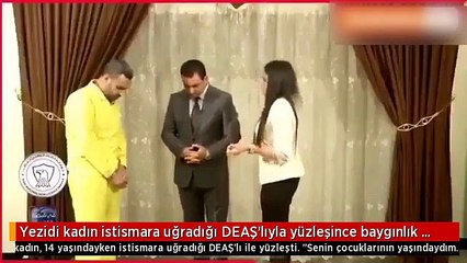 Kendisini İstismar eden DAEŞ'li ile yüzleştirilen Yezidi kadın baygınlık geçirdi