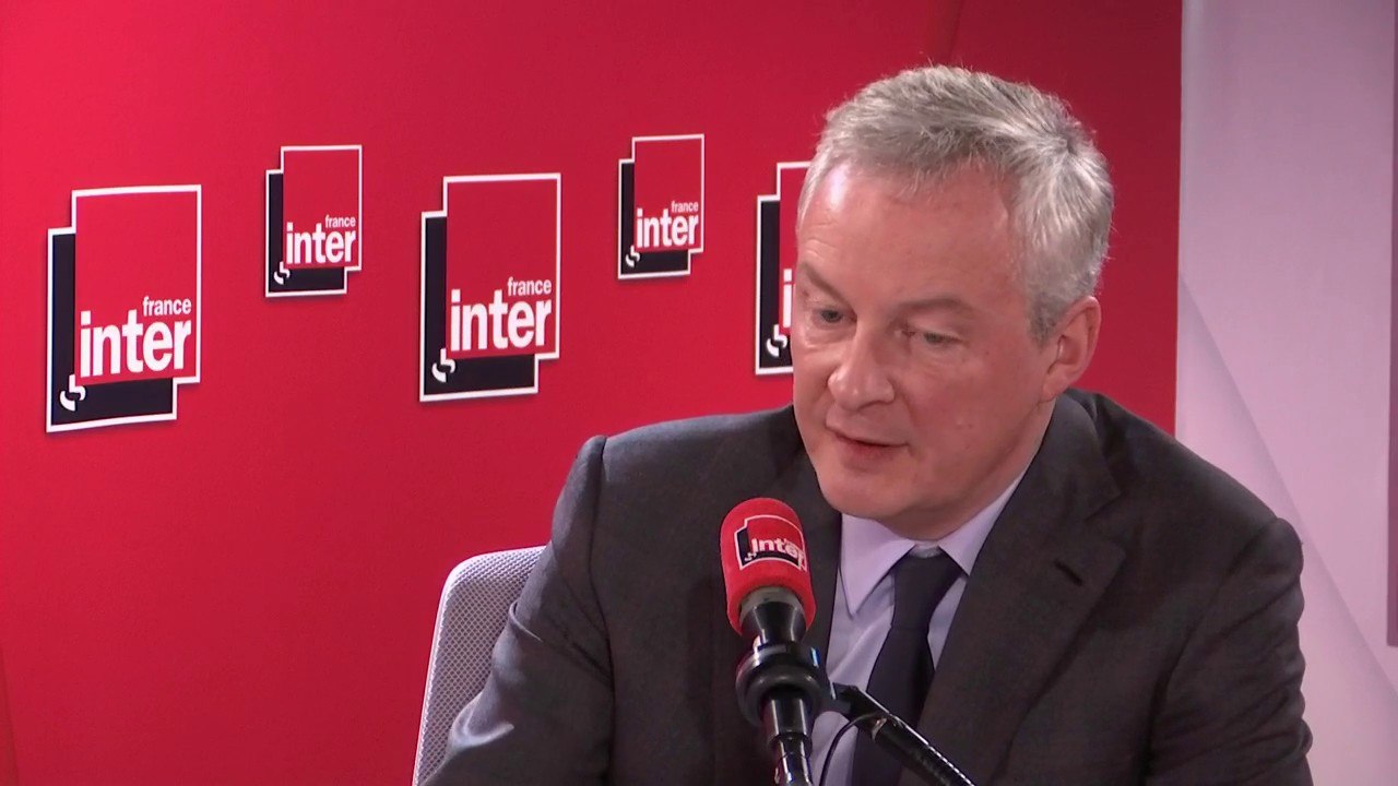 Bruno Le Maire, ministre de l'Économie, sur la taxation des GAFA : "Mon message va être clair. Nous n'abandonnerons jamais cette volonté de taxer de manière juste les géants du numérique, pour avoir une fiscalité du XXIe siècle quoi soit juste"