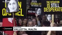 مالطا: مظاهرات تطالب باستقالة رئيس الوزراء على خلفية جريمة اغتيال صحفية استقصائية