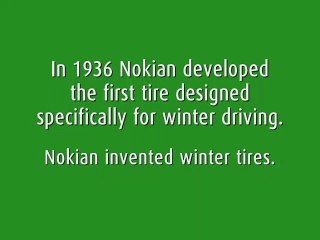 In 1936 Nokian developed the first tire designed specifically for winter driving