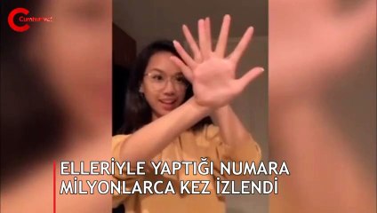 Elleriyle yaptığı numara milyonlarca kez izlendi!