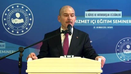 Soylu: "Tüm nüfus defterleri ve belgelerinin dijital ortama aktarılması projesini başlattık"