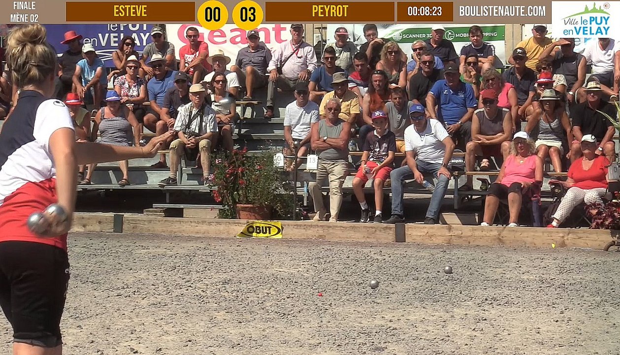 Finale Doublette PEYROT vs ESTEVE : National à pétanque du Puy-en-Velay été 2019