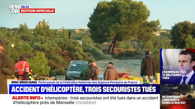 Accident d'hélicoptère, trois secouristes tués - 02/12