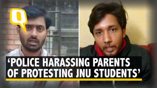 Police Are Going to Our Homes and Harassing Our Parents, Allege JNUSU students