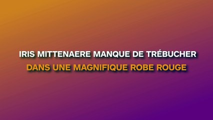 Iris Mittenaere : avec sa robe de gala, elle évite la chute de justesse !