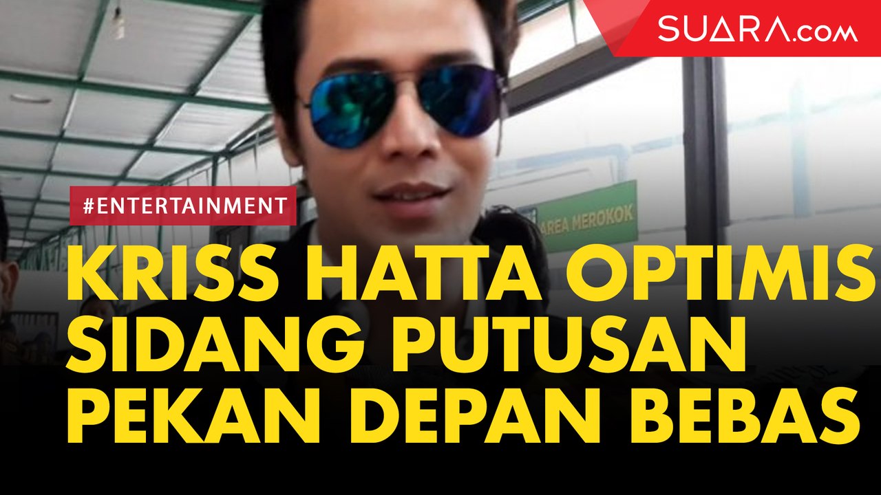 Optimis Bebas, Kriss Hatta Siap Sidang Putusan Pekan Depan