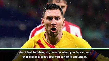 You can only applaud Messi's goal - Simeone